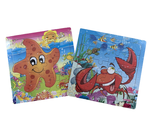 Wooden Starfish & Crab Jigsaw Puzzle