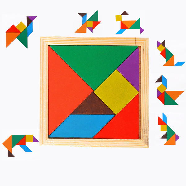 Wooden Tangram Jigsaw Puzzle