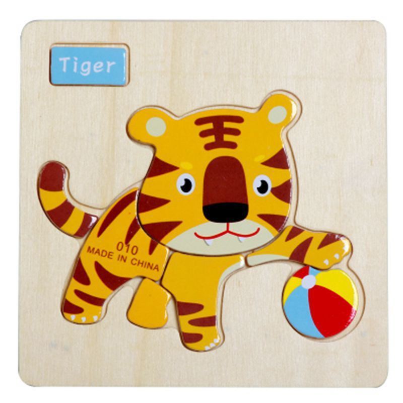 Wooden Tiger Puzzle - 1