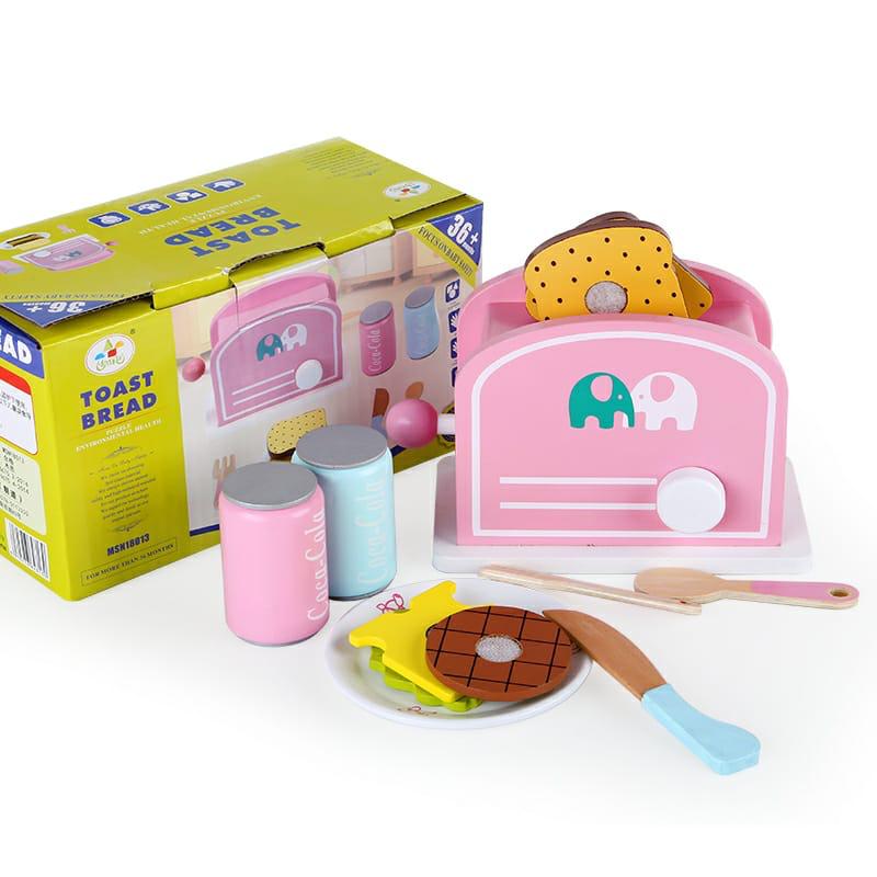 Wooden Toaster Pretend Playset