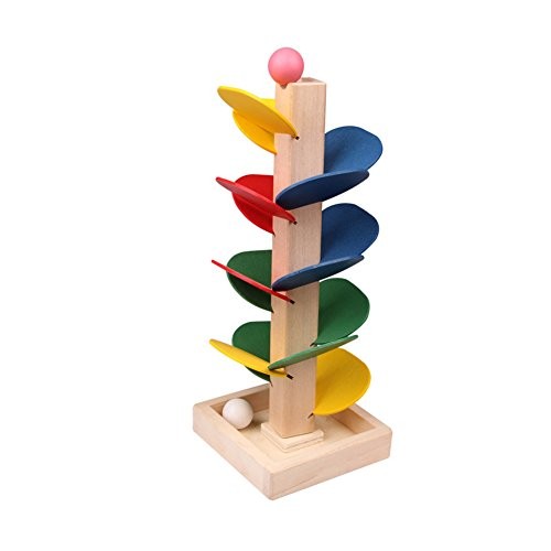 Wooden Tree Marble Ball Run