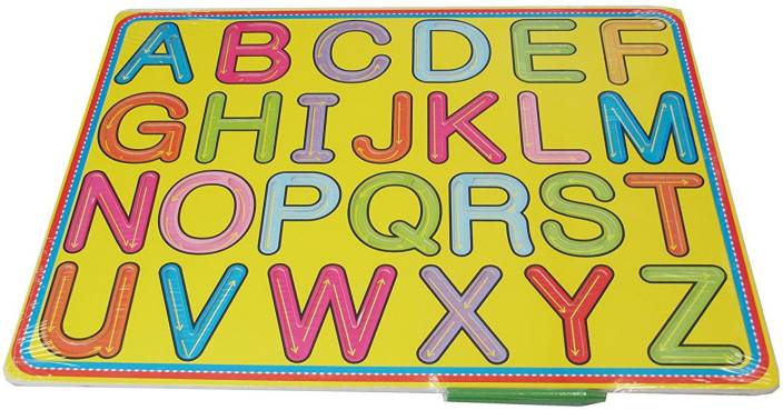 Wooden Uppercase Alphabets Tracing Board