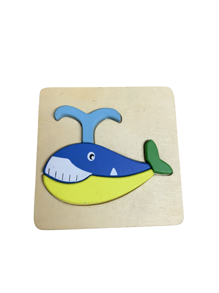 Wooden Whale Puzzle